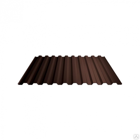 Профнастил C21 Шоколадно-коричневый 1050*2000 (0,35)